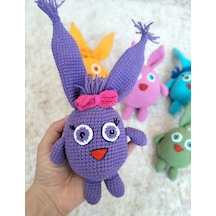 Amigurumi Sunny Bunny Mor Tavşan Oyuncak Dukakidstoys