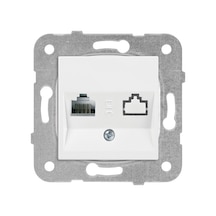 Viko Karre/meridian Beyaz Tekli Data Cat-6 İnternet Prizi Çerçevesiz - 90967078