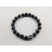 Soma Tesbih Akik Taşı Bileklik Çok Renkli