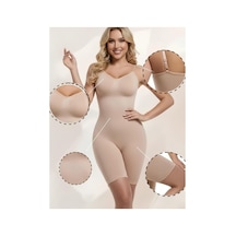 Mistirik Larix Model Extra Toparlayıcı Extra Sıkılaştırıcı Tam Boy Tulum Korse Ten Renk