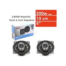 CARUB Hoparlör Takımı 10cm 4 inch Kapaksız - 2 Adet