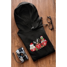 Grinch Yeni Yıl Kapşonlu Sweatshirt 001