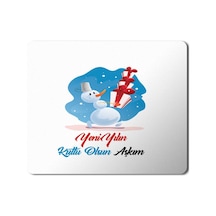 2024 Yeni Yılın Kutlu Olsun Aşkım Mousepad Mouse Pad