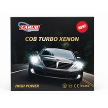 Üniversal H4 Mavi Turbo Xenon Led Far Ampulü 3600 Lümen 5000 Kelvin