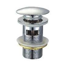 Bocchi Basmalı Lavabo Süzgeci - Su Taşma Delikli Krom