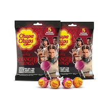 Chupa Chups 5 Mystery Flavors Stranger Thıngs Scan To Joın The Adventure Lolipop 120 G 2 Adet