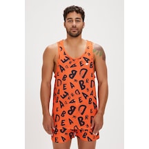 Bad Bear Bling Turuncu Erkek Atlet-turuncu Turuncu