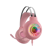 Rampage RM-K44 Zengibar 7.1 Surround Mikrofonlu RGB Kulak Üstü Oyuncu Kulaklığı