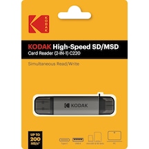 Kodak Sd Ve Micro Sd Kart Okuyucu 2-ın-1 C220