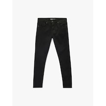 Koton Pamuklu Normal Bel Skinny Fit Jean Pantolon - Michael Jean Siyah 6wam40218nd