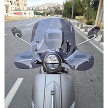 Motocam Mondial Exon 125 Ön Cam 2023-2026 Model 39cm Füme Renkli 4mm Elcikli Aparatsız