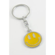 Emoji - 942 - Metal - Nazblsmm - Anahtarlık Sarı