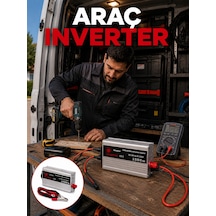 1500w Araç İnvertörü Elektronik Cihazlar İçin Yüksek Verimli Güç Dönüştürme Sistemi Standart