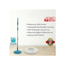 Turbo Kaymaz Kilit Sistemli Yedek Sap Takımı +1 Adet Orjinal Püskül