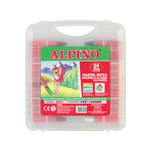 Alpino 24'lü Plastik Çantalı Pastel Boya Diğer