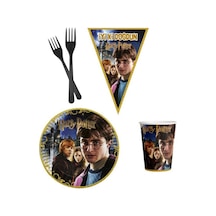 Harry Potter 8 Kişilik Erkek Doğum Günü 4 Parçalı Mini Set Erkek
