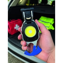 Çok Amaçlı Şarjlı Cob Led Fener - Kamp Ve Araç Kullanımı Çok Renkli