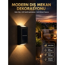 Dekorasyon Aplik Işık Güneş Enerjili Aydınlatma Dekoratif Aydınlatma Taba