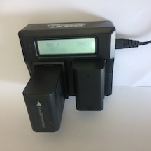 Panasonic Ac8 Çiftli Şarj Cihazı. Ac8 İkili Dijital Charge