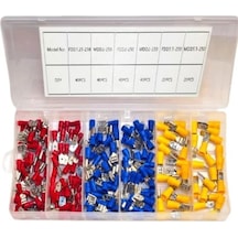 Kutulu Izoleli Faston Tip Dişi Erkek Kablo Ucu Seti 200 Parça