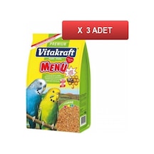 Vitakraft Menü Premium Muhabbet Kuşu Yemi 500 Gr (3 Paket)