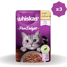 Whiskas Pure Delıght Yaş Mama Poşet Tavuklu 85 Gr - 3 Adet