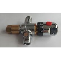 Stecell Termostatik Mikser Gri