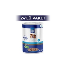 Paw Paw Pate Balıklı Yetişkin Köpek Konserve Maması 400 Gr 24 Adet