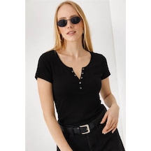 Fashion Friends Bayan T Shirt 26y0191k1 Siyah