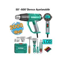 Total TB200561 Dijital Göstergeli 2000 W Sıcak Hava Tabancası
