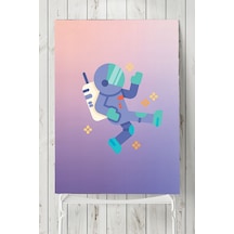 Uzay Temalı Çocuk Odası Poster 5