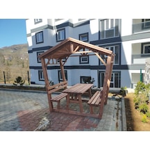 Kamelya Pergola Bahçe Çardak P20 Maun