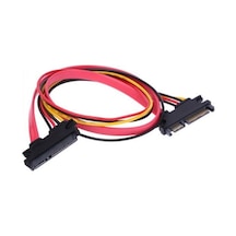 1 metre 7 pin 15 pin erkek dişi sata uzatma kablo 22 pin sata uzatma kablo