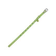 Royalist Pc-16 Pati Baskılı Kedi-köpek Tasması 10mm 30cm Yeşil Çok Renkli