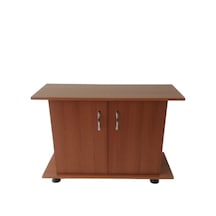 Kanki Pet 80 Cm Lüks düz  MDF Akvaryum Ceviz Sehpa 80x45x67 cm
