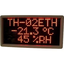Electrosec Th-02Dsp Dotmatrix Isı Ve Nem Led Ekranı