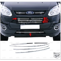 Ford Custom Krom Ön Panjur 5 Prç. 2012-2017 Paslanmaz Çelik