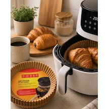 Yuvarlak Airfryer Kağıdı 100 Adet Tutmaz Hazne Koruyucu Çok Renkli
