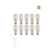 Led Rustik Ampul E14 C7 Ampul 2w 2700k Gün Işığı 10'lu Erd-69
