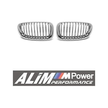 Bmw 5 Series F10 2010 2017 Krom/krom/siyah Ön Böbrek Panjur Seti Grille 12 Diş