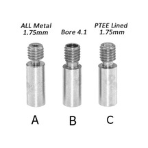 V6 Çift Hotend J-Kafa Boğazlarını Isı Kırmak için Tip-C X 1 Adet