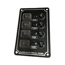 Izoleli 4'Lü Dikey Panel 12/24V