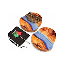 17 Tuşlu Grafit Desenli Kalimba Sea