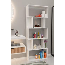 Lilly Banyo Dolabı Banyo Rafı Çok Amaçlı Dolap Beyaz