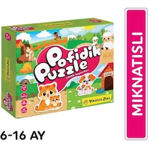 Yükselen Zeka 6-16 Ay Ilk Pofidik Magnet Puzzle - Çiftlik Hayvanları