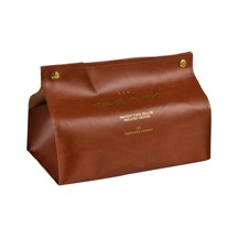 B-dayanıklı Masaüstü Peçete Pompalama Kağıt Mendil Pratik Çok Fonksiyonlu Klasik Deri Saklama Kabı Ev Dekor