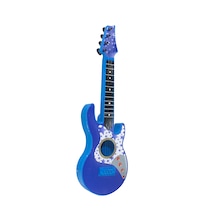 Rock Gitar Oyuncak Metal Telli 45 Cm Mavi