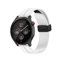 22mm İle Uyumlu Saatler İçin Manyetik Tokalı 46mm Yumuşak Silikon Kordon Huaweı Watch Gt7 Pro/gt7/gt6 Pro/gt6/gt5 Pro/gt5/gt4/watch 4 Pro/gt3/gt3 Pro/gt2/gt2 Pro Çok Renkli