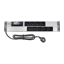 Amp Connect 19" 2u 9'lu Fransız Ups Sigortalı Kabinet Grup Prizi Pdu -16a