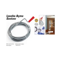 Lavabo Ve Gider Boruları Açacağı - Lavabo Açma Sustası - 8metre 5468 Çok Renkli